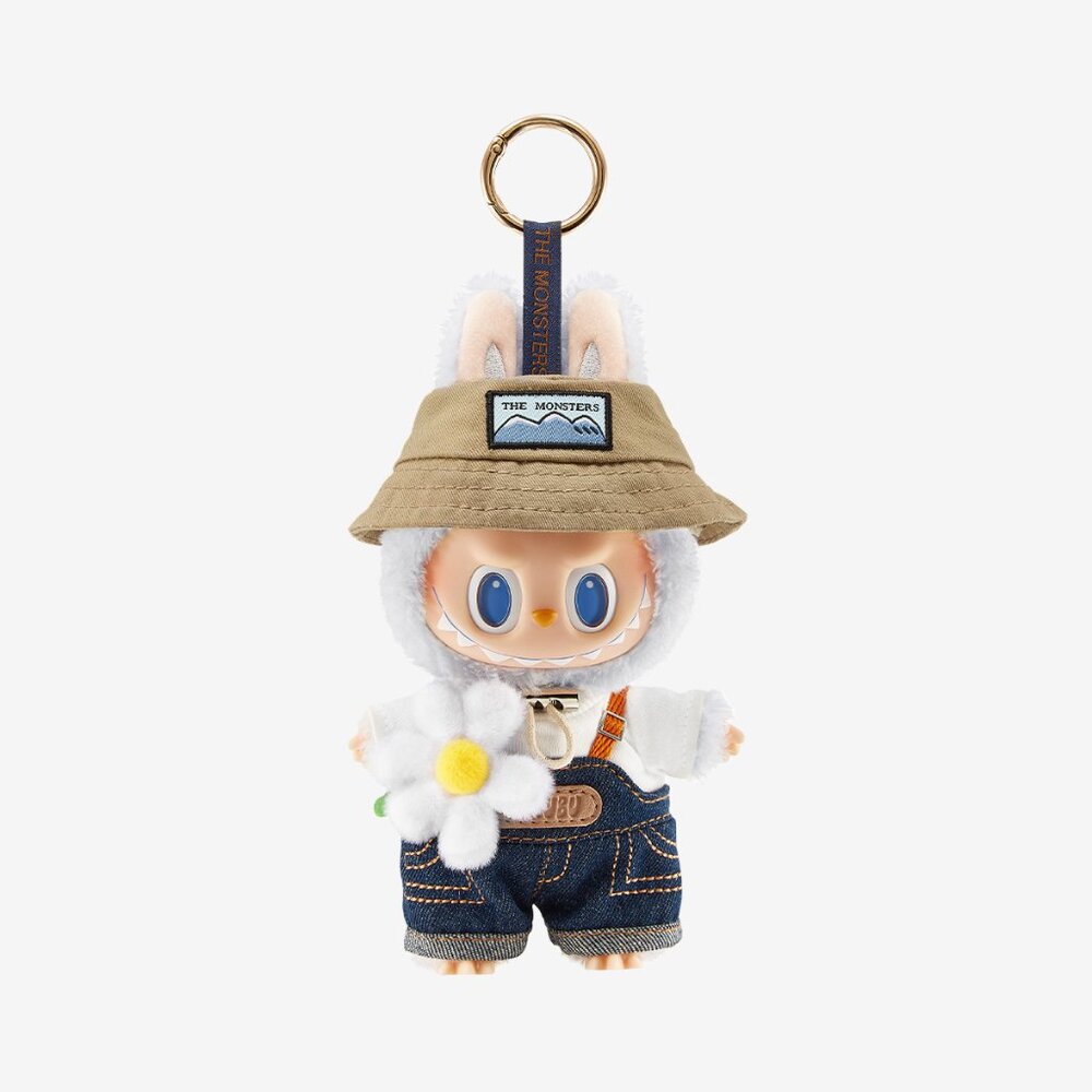 Pop Mart The Monsters Labubu Fall in the Wild Pendant - Farmer Bucket Hat Sealed